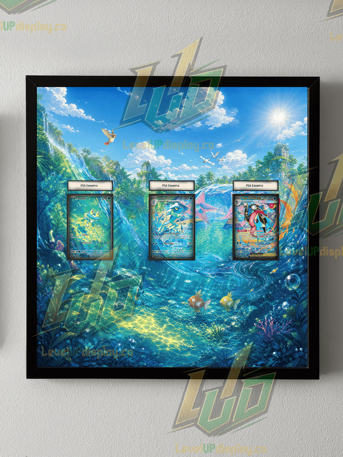 Chaos Rising Mega Greninja EX Evolution Trio Display Extended Art Display