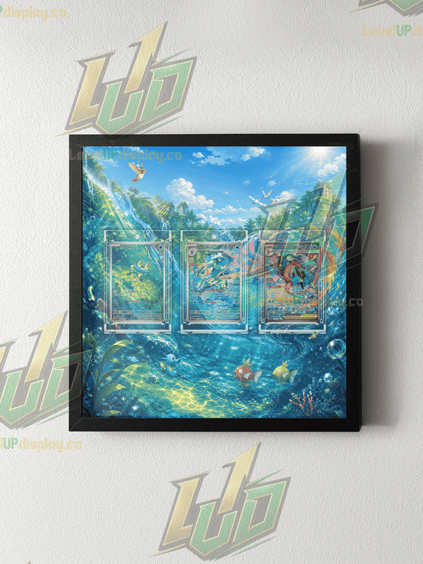 Chaos Rising Mega Greninja EX Evolution Trio Display Extended Art Display