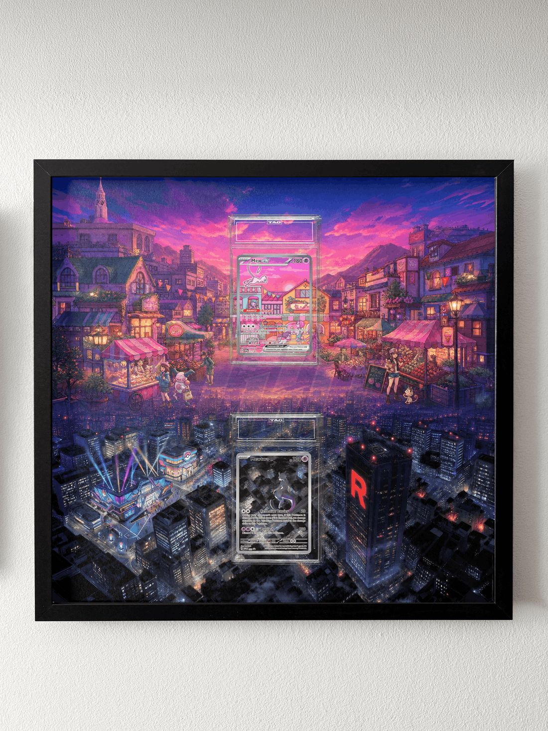 151 Mew / Mewtwo Display Extended Art Display