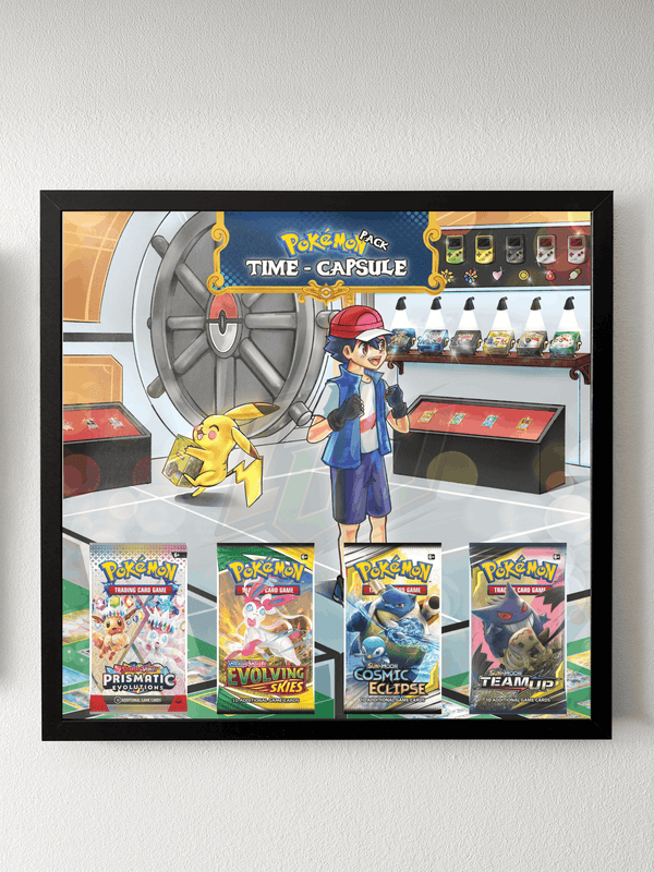 Poke-Vault Booster Pack Time Capsule Display