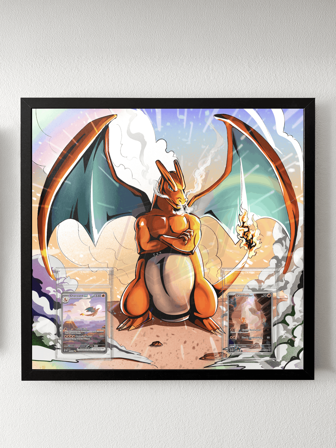 Attitude Charizard - Normal Fan Art Display