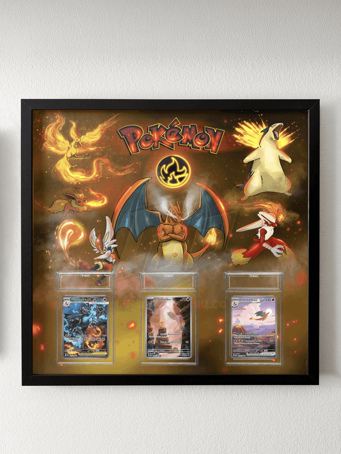 Charizard Fire Energy Display