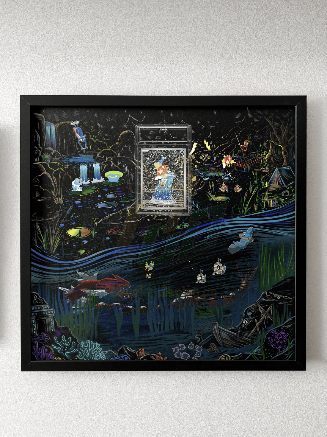 Magikarp 203 Waterfall Extended Art Display