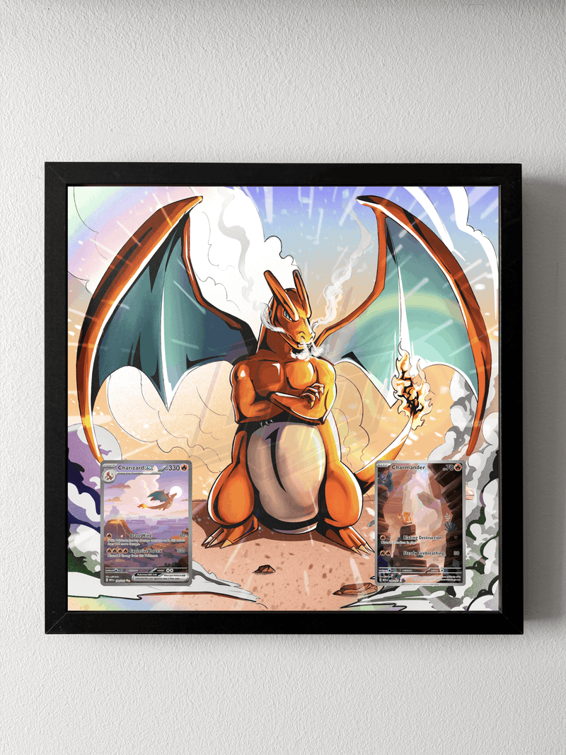 Attitude Charizard - Normal Fan Art Display
