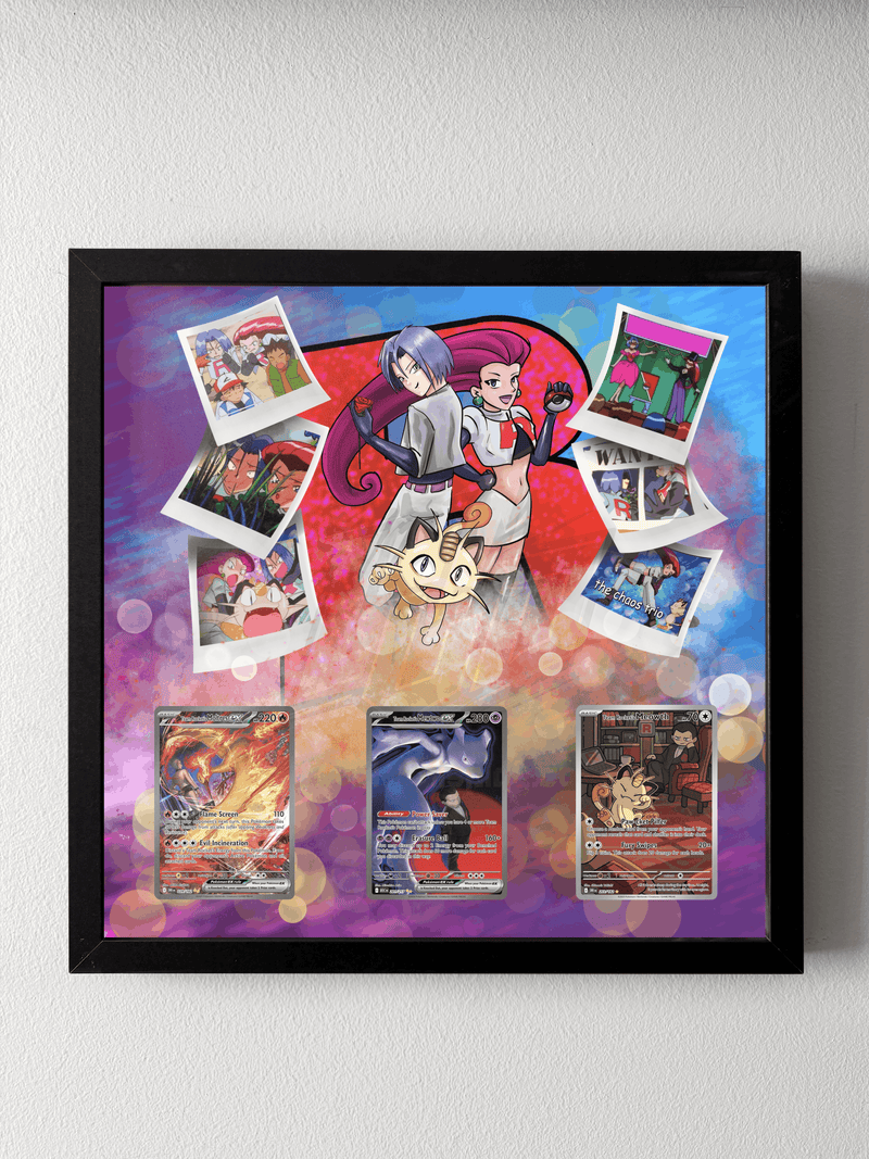 Team Rocket Memories Fan Art Display