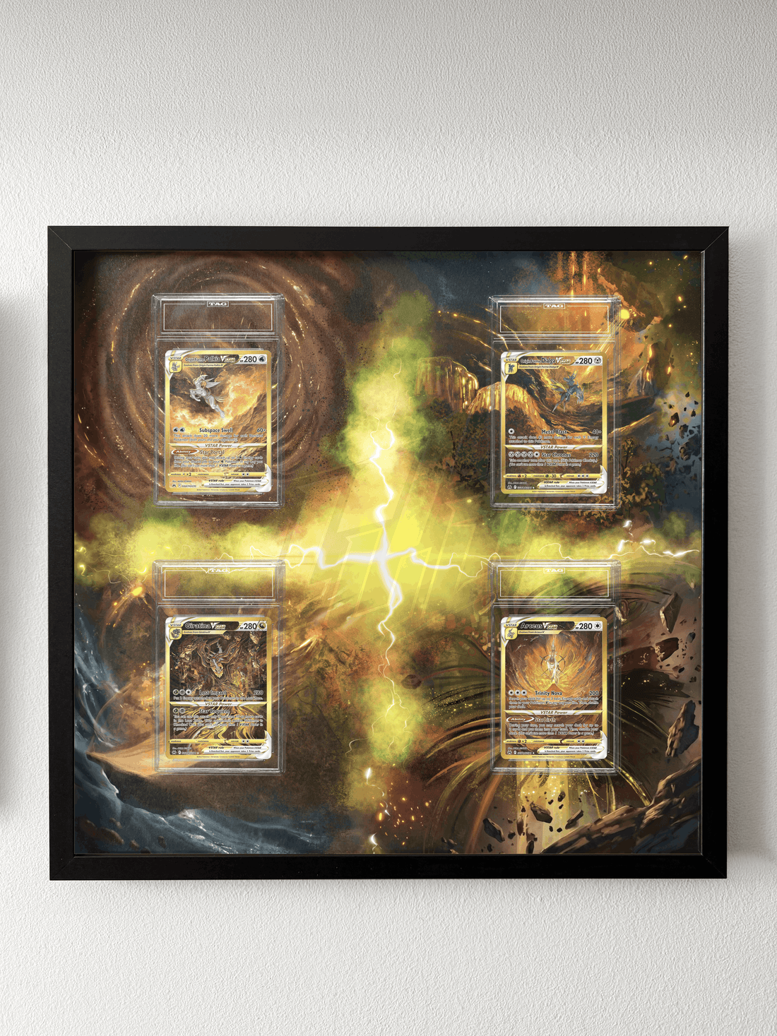 Crown Zenith Golden Extended Art Display