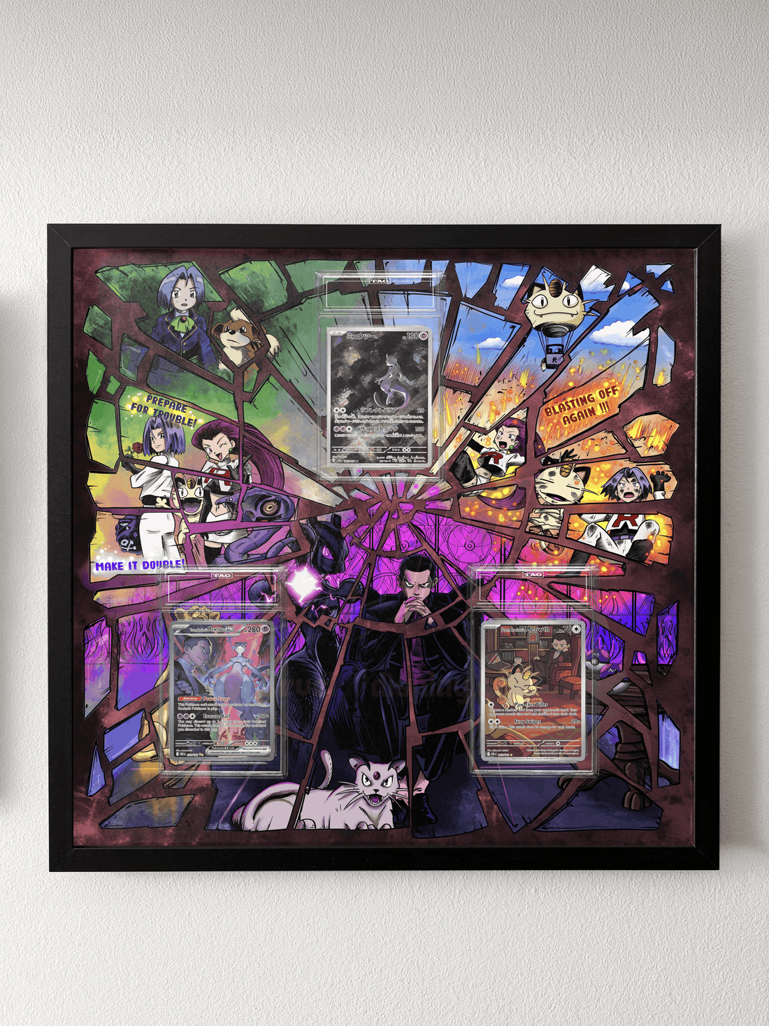 Team Rocket Legendary Mirror Collection Display