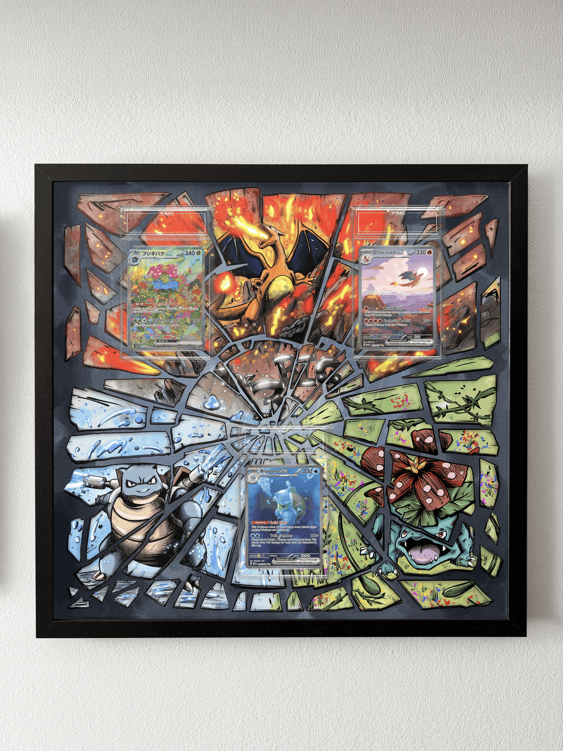 The Big 3 Legendary Mirror Collection Display