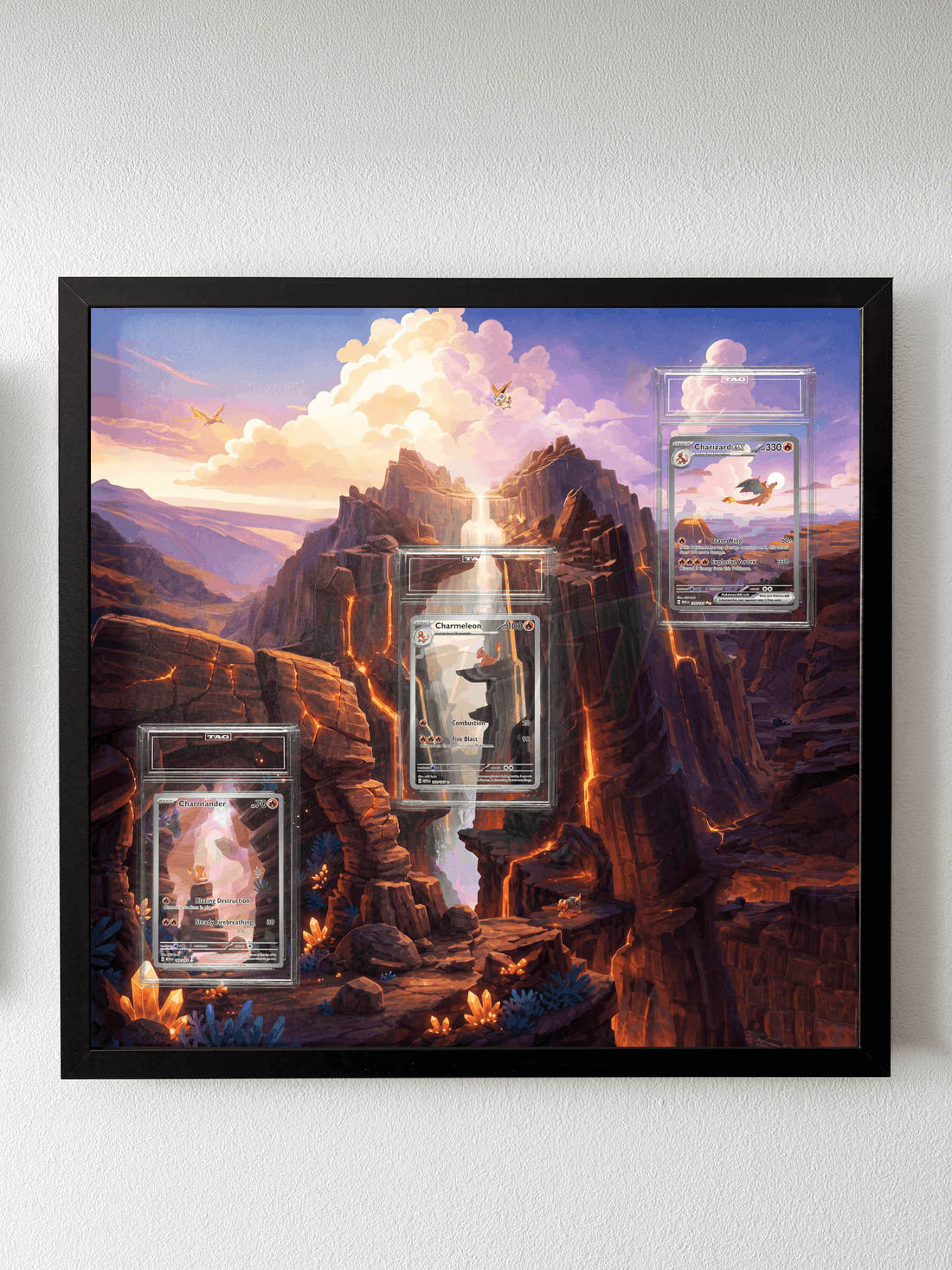 151 Charizard Mountain Extended Art Display
