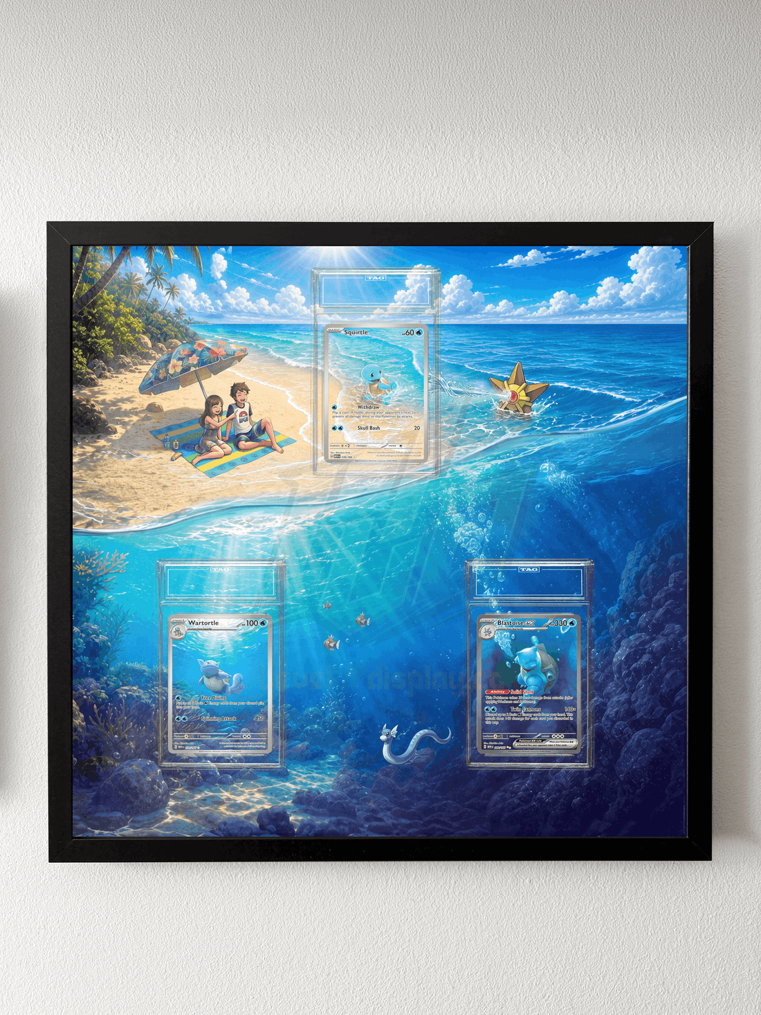 151 Squirtle Beach Extended Art Display