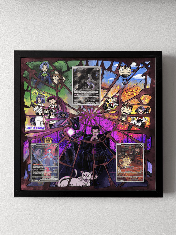 Team Rocket Legendary Mirror Collection Display