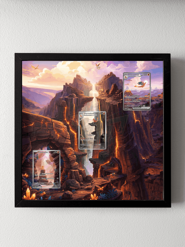 151 Charizard Mountain Extended Art Display