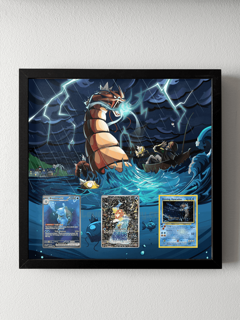 Shining Gyarados Fan Art Display