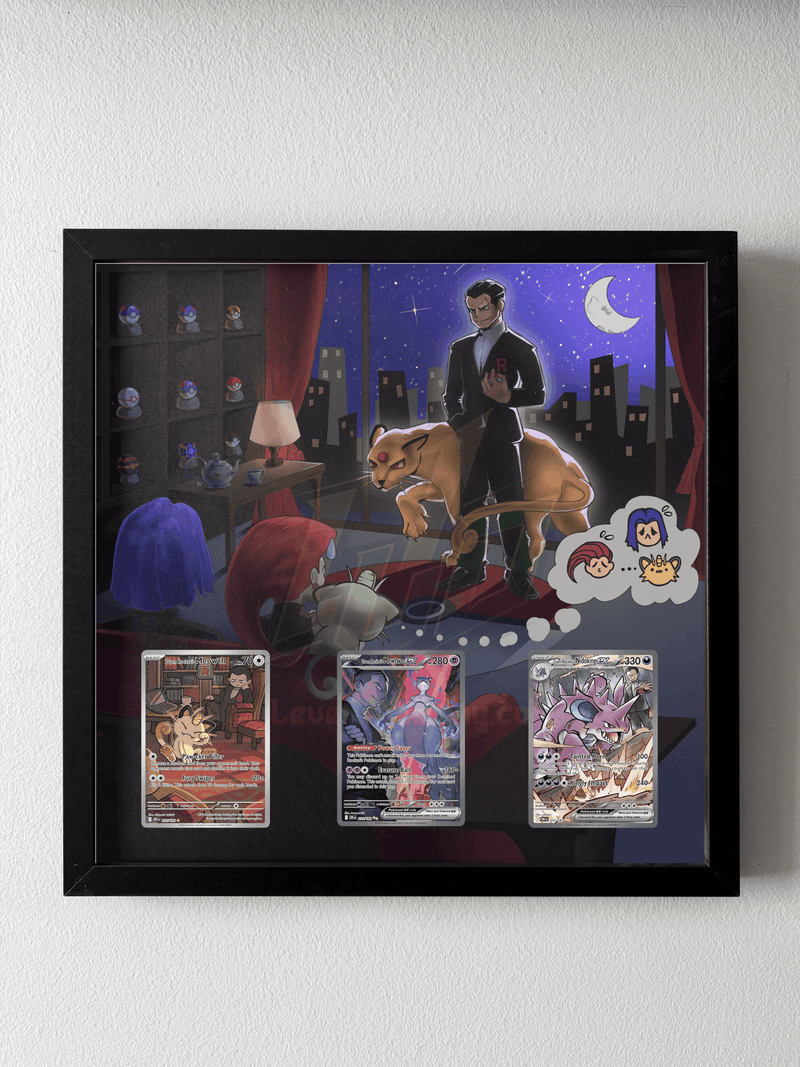 Team Rocket Meeting Fan Art Display